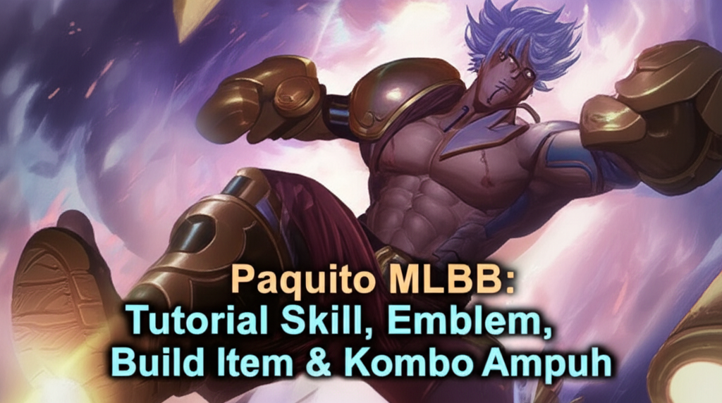 Paquito MLBB: Tutorial Skill, Emblem, Build Item & Kombo Ampuh