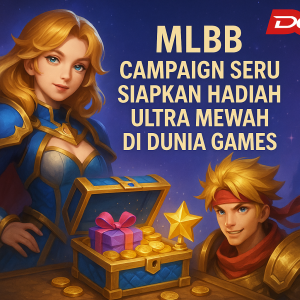 Generate an high-quality featured image prompt for a blog post about: MLBB Campaign Seru Siapkan Had
