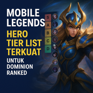 Generate an high-quality featured image prompt for a blog post about: Mobile Legends Hero Tier List