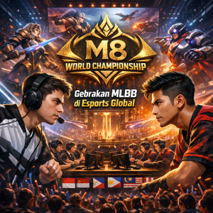 Illustration of M8 World Championship: Gebrakan MLBB di Esports Global