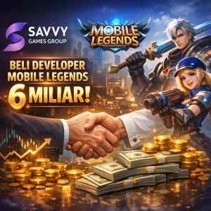Illustration of Savvy Games Group Beli Developer Mobile Legends 6 Miliar!