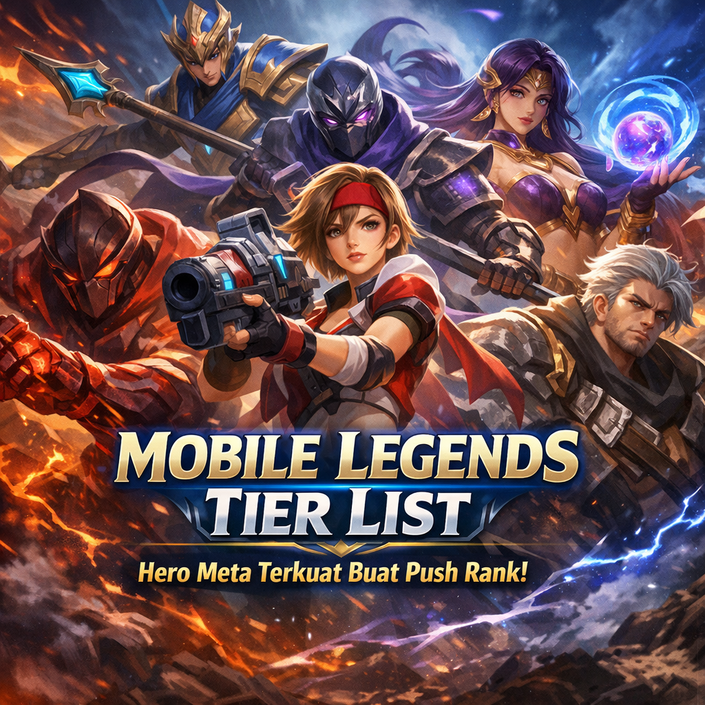 Mobile Legends Tier List: Hero Meta Terkuat Buat Push Rank! Illustration of Mobile Legends Tier List: Hero Meta Terkuat Buat Push Rank!
