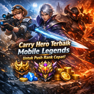 Illustration of Carry Hero Terbaik Mobile Legends untuk Push Rank Cepat