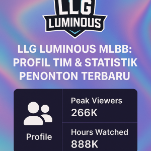 Illustration of LLG Luminous MLBB: Profil Tim & Statistik Penonton Terbaru