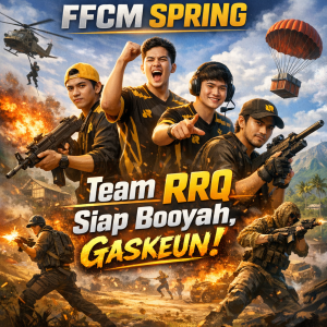 Illustration of FFCM Spring: Team RRQ Siap Booyah, Gaskeun!