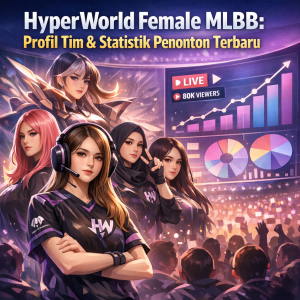 Illustration of HyperWorld Female MLBB: Profil Tim & Statistik Penonton Terbaru