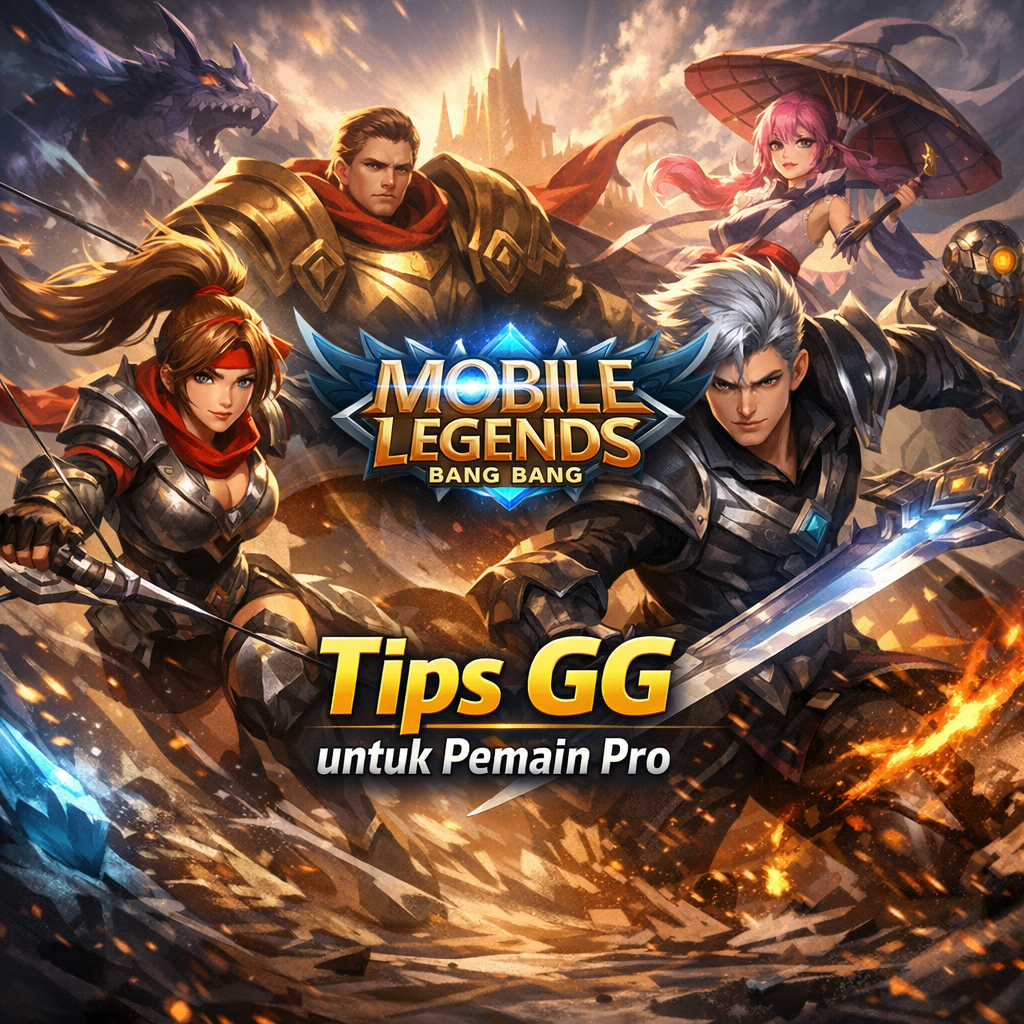 Mobile Legends: Bang Bang Tips GG untuk Pemain Pro Illustration of Mobile Legends: Bang Bang Tips GG untuk Pemain Pro